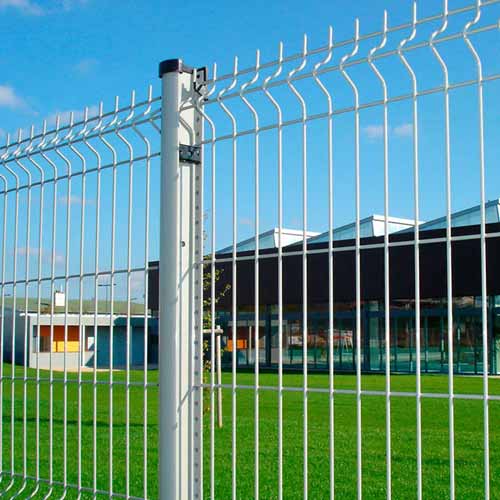Easily Assembled High Quality PVC Coated 3D V Bending Curved Customized Garden Farm Welded Wire Mesh Fencing Trellis Panel
